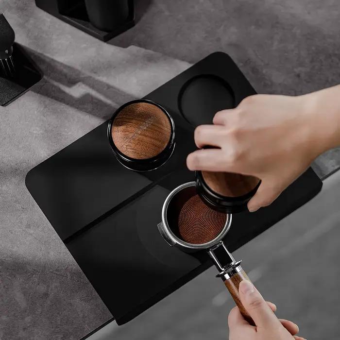 MHW-3BOMBER Silicone Café Tamping Station Expresso Poudre Tamper Polymères Table Protection Pad Acce