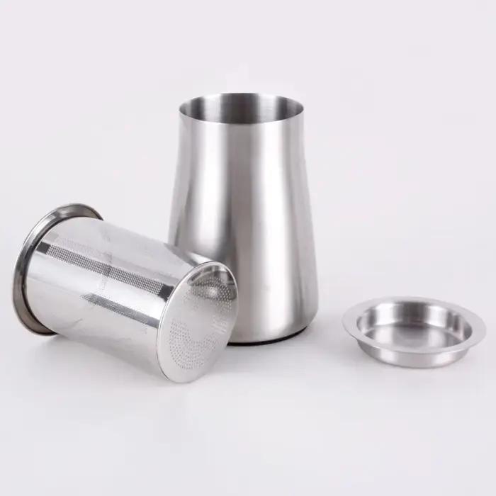 Filtre à café réutilisable 3 en 1, tamis pour poudre de café, farine de cacao, moulin anti-poussière
