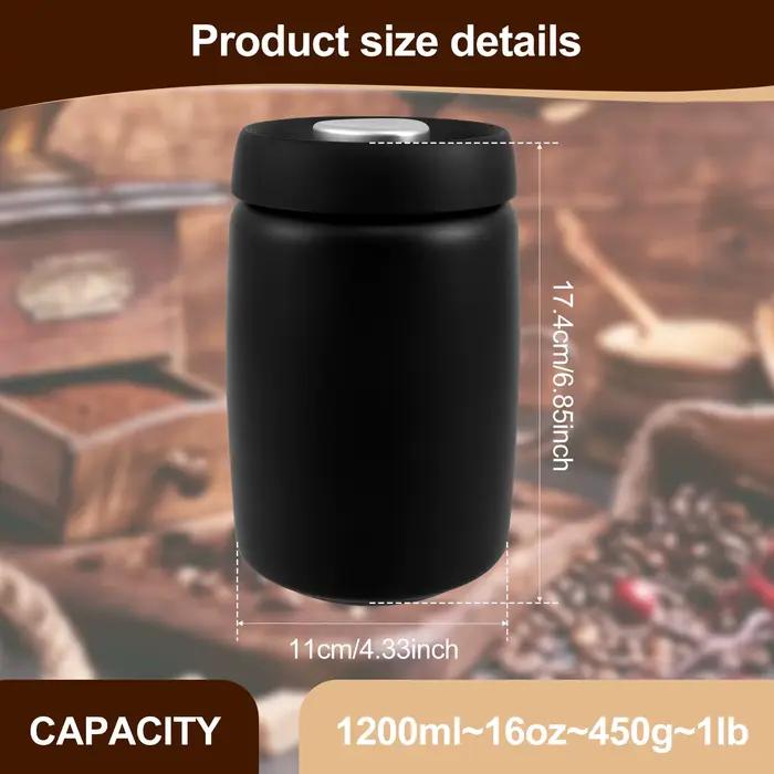 Boîte de stockage de grains sous vide pour café, récipient hermétique de stockage des aliments en ac