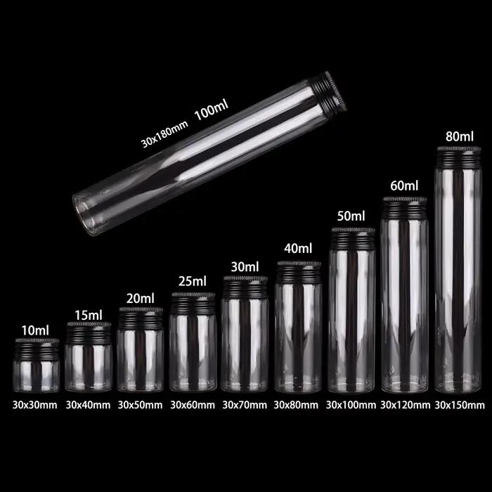 12 pièces/lot 10ml 15ml 20ml 25ml 30ml 40ml 50ml 60ml 80ml 100ml bouteilles en verre avec bouchons e