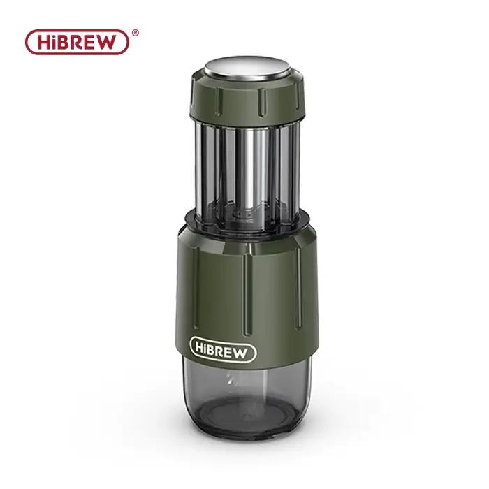 HiBREW 2 en 1 Machine à café Portable eau chaude/froide Machine à expresso manuelle pour capsules et