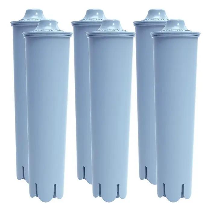 Filtre à eau de rechange bleu pour machine à café Jura Clearyl Claris, 6 paquets