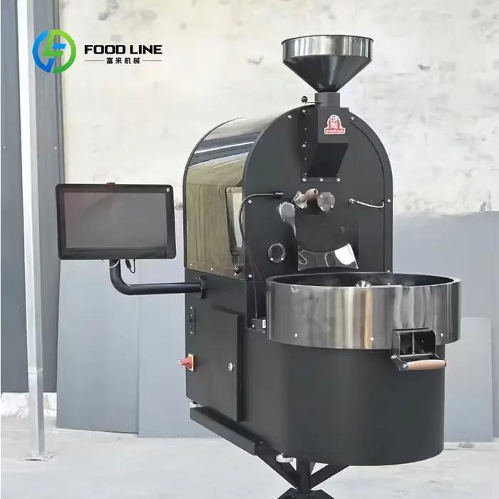 Torréfacteur à café de 1,5 kg à refroidissement haute efficacité FL, machine de torréfaction commerc
