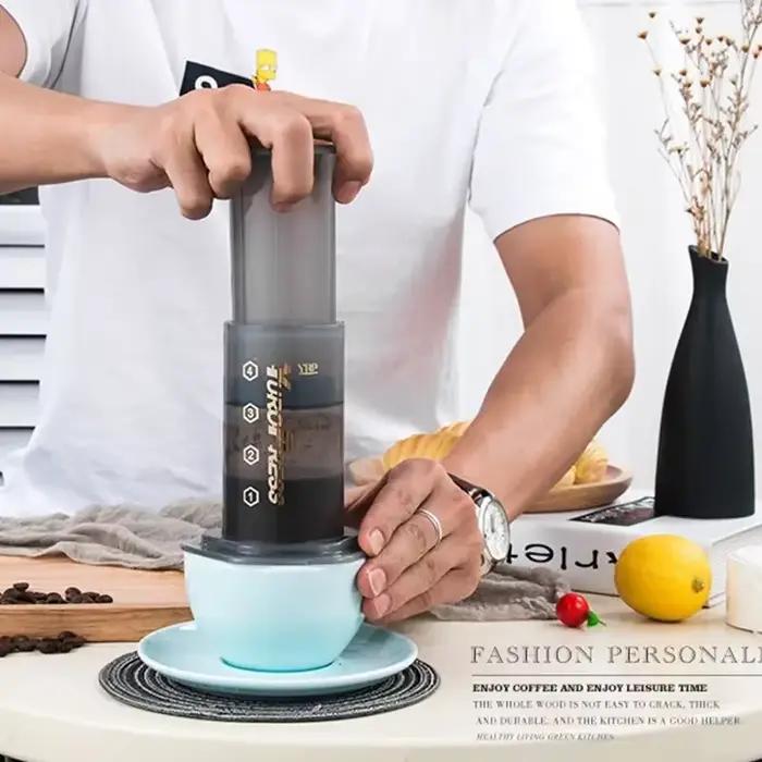 Portable Yuropress presse française Barista expresso cafetière Machine filtre réutilisable goutte à 