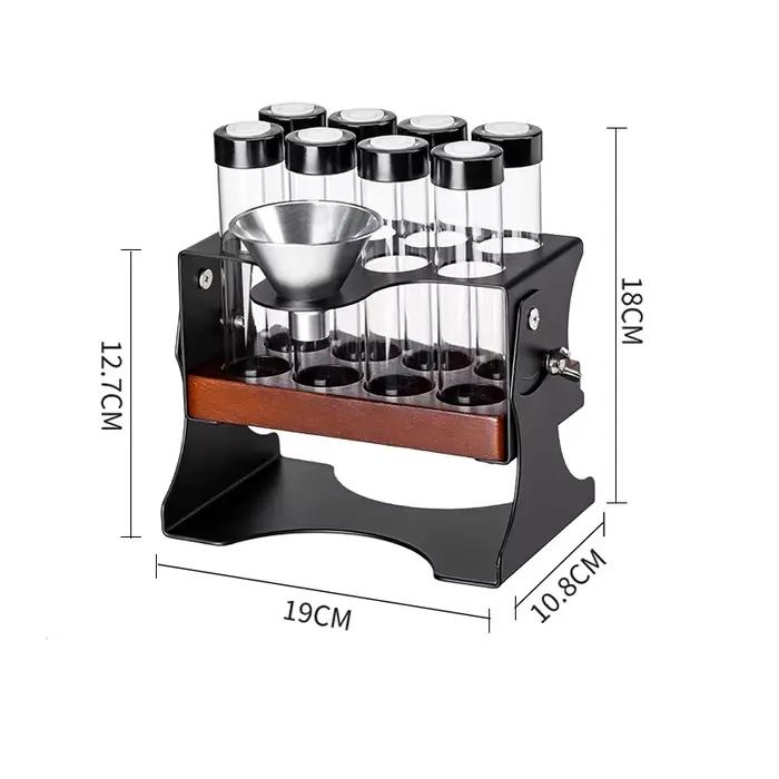 Conteneur de stockage de grains de café 22G, présentoir, Tube de thé, bouteille en verre, accessoire