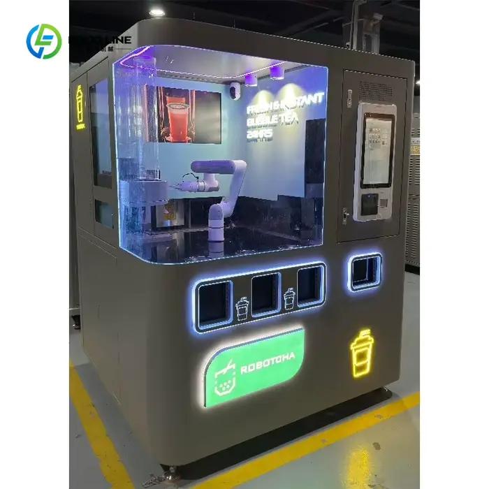 Machine à thé au lait entièrement automatique personnalisée, distributeur automatique de thé au lait
