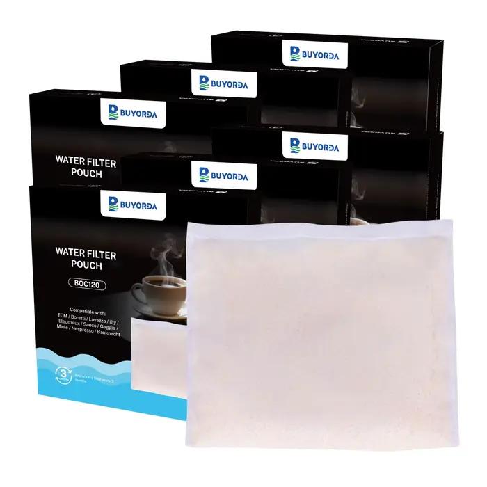 Pochette Filtrante D Eau Pour Machine Espresso 6 Pieces - Sachets Detartrants Pour Reservoir D Eau P