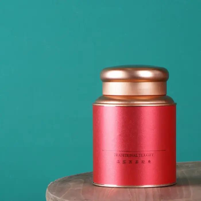 Conteneur de stockage de thé portable en fer blanc, gadget de cuisine, boîte-cadeau, bocaux à thé, f