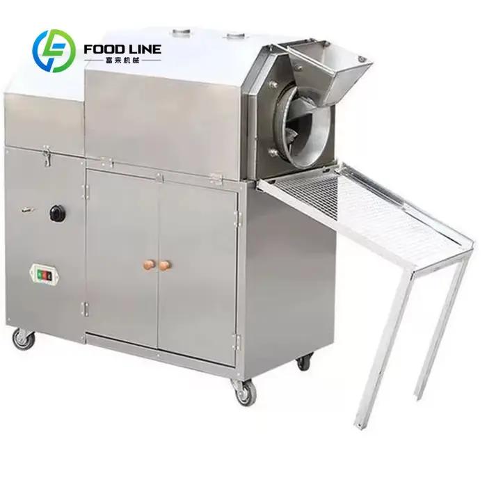 Torréfacteur à tambour haute capacité personnalisé pour le torréfaction industrielle du café, des fè