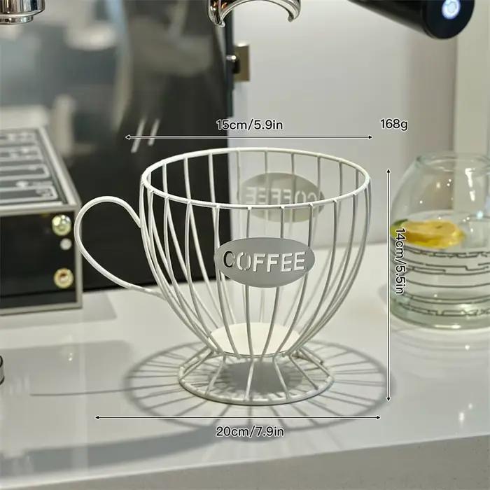 Porte-capsules de café en métal, grande capacité, organisateur de dosettes de café pour café, affich