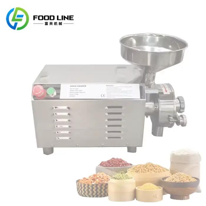 Machine à moudre le grain commerciale personnalisée 20-40 kg/h, grande capacité, haute efficacité, é