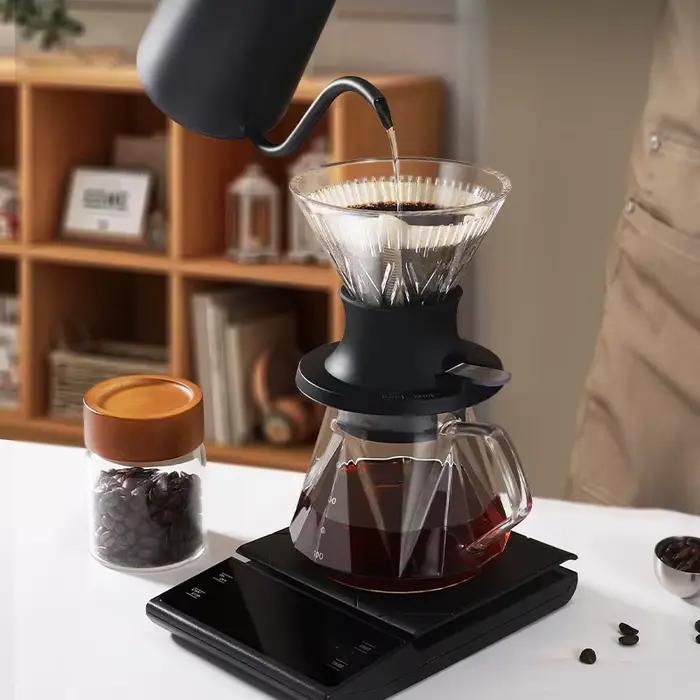 Tasse filtrante à café réutilisable de type goutte à goutte, papier filtre à café infusé à la main, 