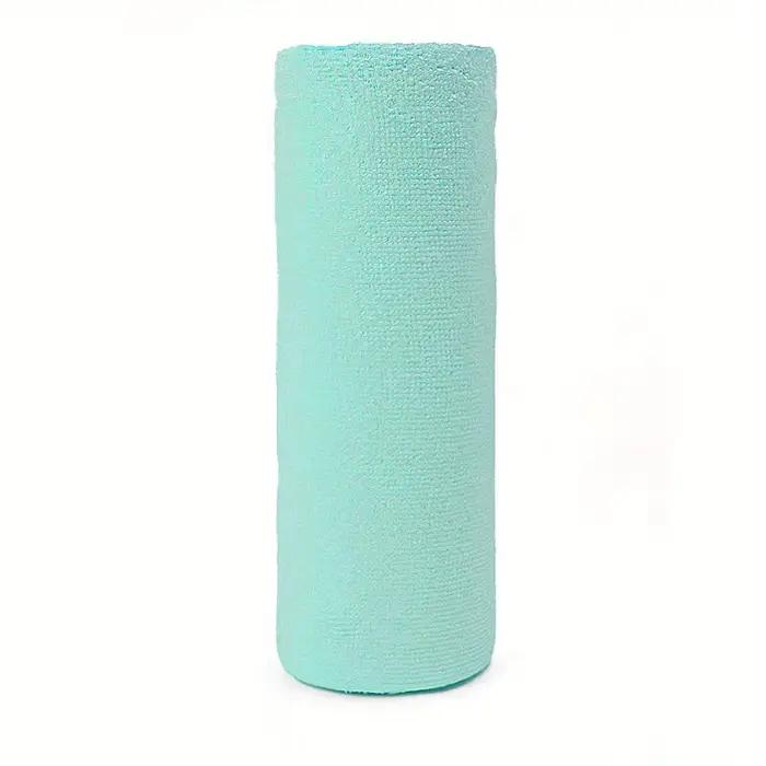 20 feuilles/rouleau de torchon en microfibre – chiffon de cuisine double face multifonctionnel, idéa