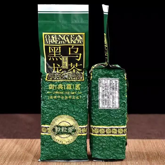 Sachet de thé Oolong noir 250g, sachet en aluminium épais, sachet sous vide aromatisé au lait, sache