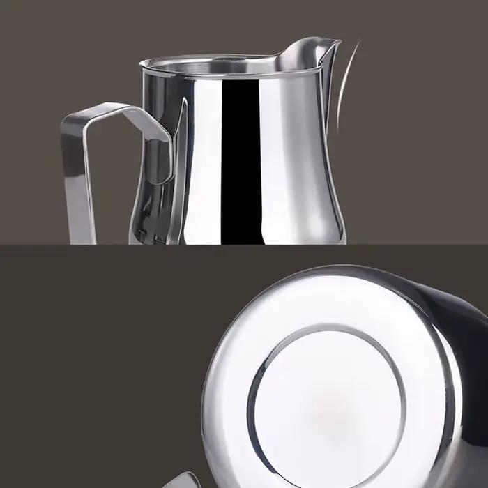Pichet à mousse de lait en acier inoxydable, pichet à lait professionnel, expresso café Barista arti