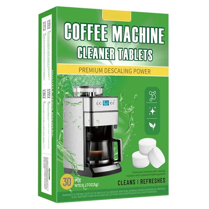 Tablette de nettoyage pour Machine à café, comprimé effervescent, Agent détartrage, nettoyage ultime