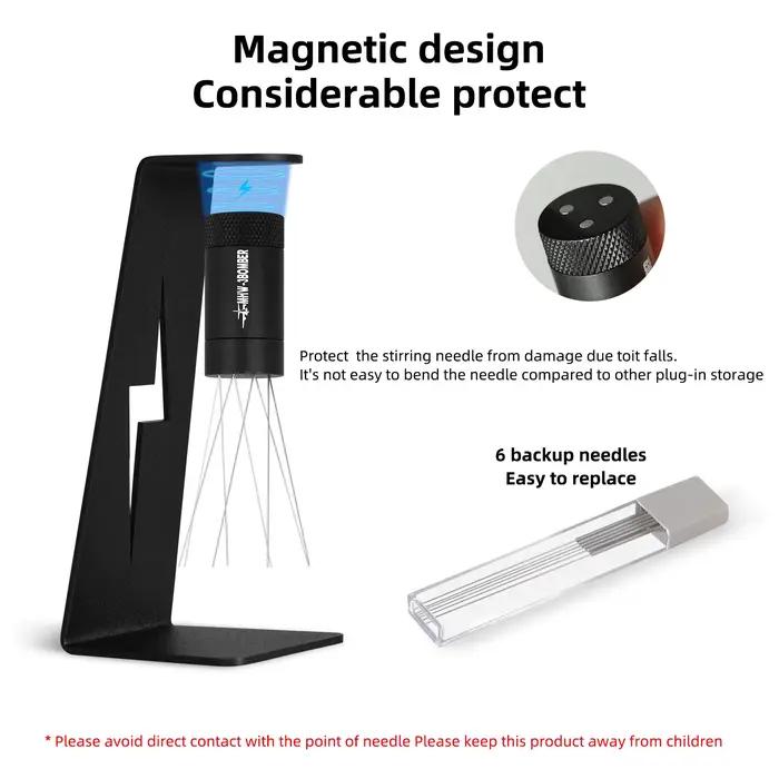 MHW-3BOMBER WDT Outils 2.0 Café Remuer Distribution Réglable Magnétique Absorption Stand Espresso Ac