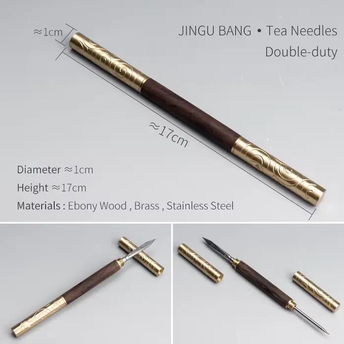 Coupe-aiguilles à thé Wukong Jingu Bang, outil de thé culturel chinois, cadeau idéal pour les amateu