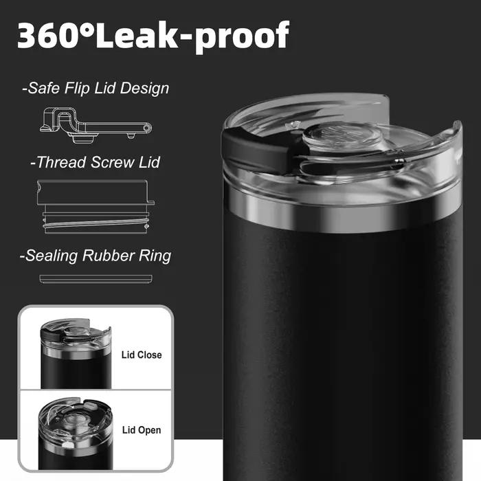 FEIJIAN-gobelet à café en acier inoxydable, tasse Thermos, tasse de voyage Portable, tasse à café av
