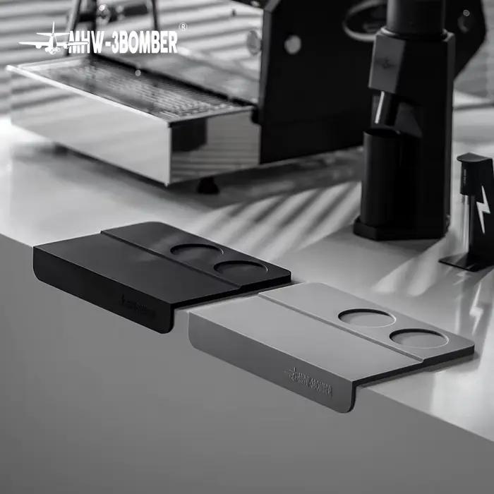 MHW-3BOMBER Expresso Amortissement polymères Café Tamper Station Silicone De Qualité Alimentaire Pad