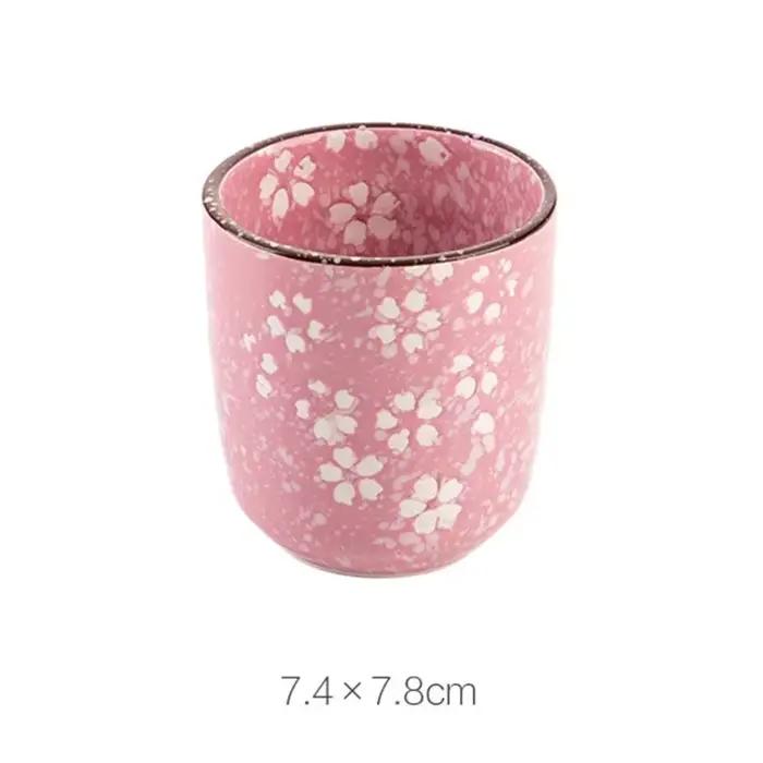 Tasse à thé en porcelaine de style japonais, sous-gilet en céramique, maison, propriétaire, pad-tass