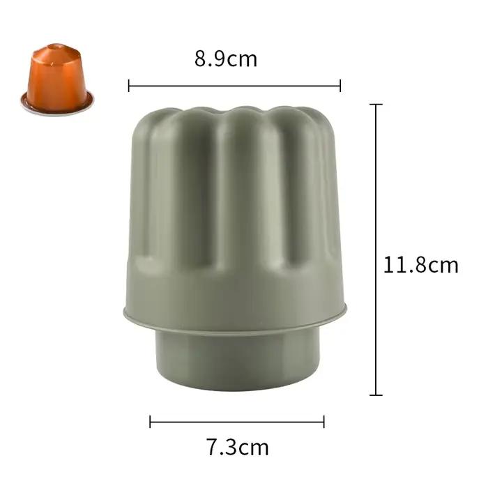CAFEMASY Boîte de recyclage de capsules de café Outil de recyclage de résidus de poudre de café en p