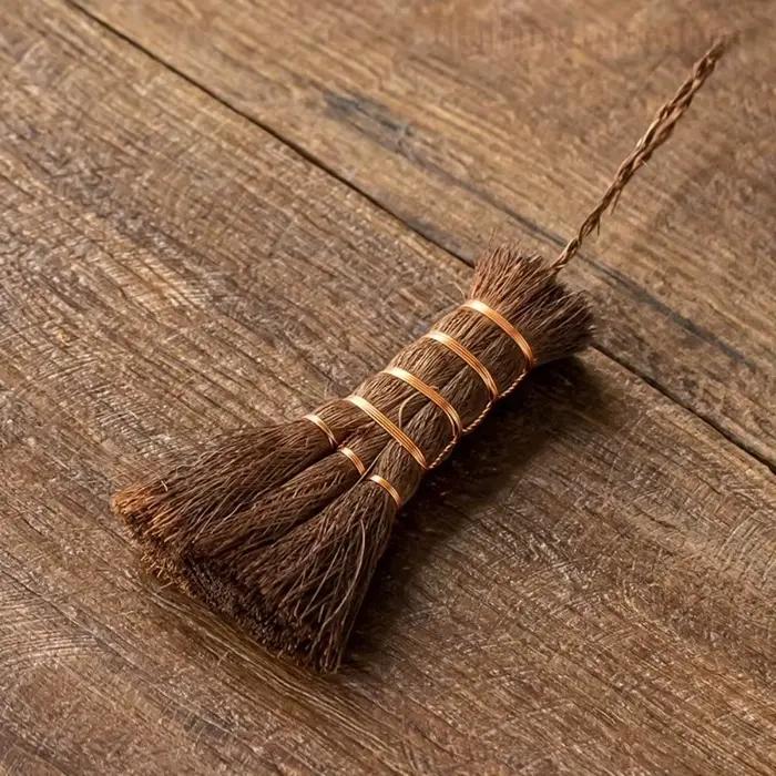 Brosse de nettoyage de thé traditionnelle écologique, éponge naturelle faite à la main pour ustensil