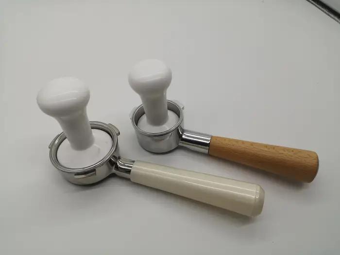 UAMYOWRD/51mm58mm Tamper à café 58mm, Tamper à expresso 58mm, Tamper à base plate en marbre, Accesso