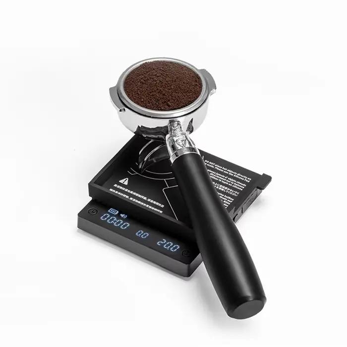 Balance TIMEMORE miroir noir Mini verser sur balance à expresso avec débit de brassage et coussin d'