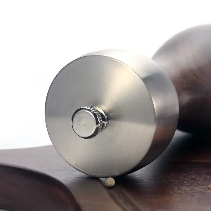 Moulin à poivre en hêtre Leeseph Premium, moulin à sel et à poivre – Rotor de précision en acier au 