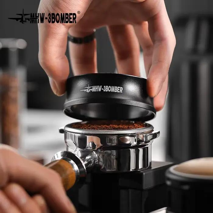 Entonnoir doseur d'expresso magnétique 51/54/58mm, anneau doseur de café, entonnoir pour porte-filtr