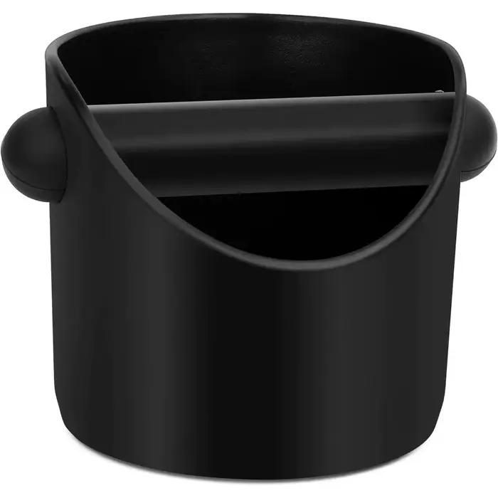 Boîte à café noire, absorbe les chocs, Durable, Style Barista, avec barre de frappe amovible et Base