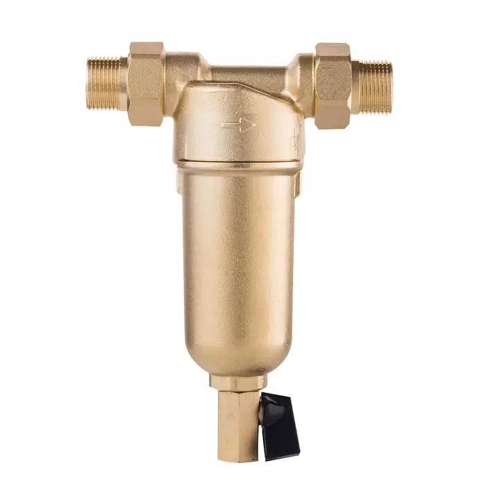 Siphon à dépense pré-filtre filtre à eau chaude système de purificateur en laiton entier pré-filtre 