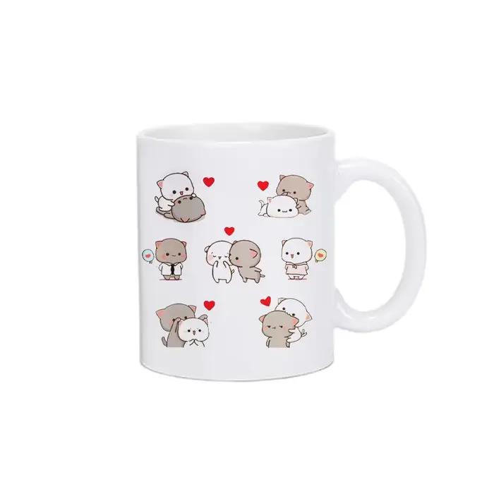 Panda Bear Bubu Dudu café lait tasse moka chat Panda ours Couple tasse de noël Kawaii tasses tasses 