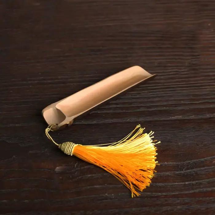 Cuillère à thé portable en bambou, accessoires de thé de haute qualité, Kongfu chinois, Cuillère à t