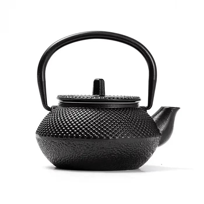 Théière de 300ML avec infuseur en acier inoxydable, théière en fonte, bouilloire pour eau bouillante