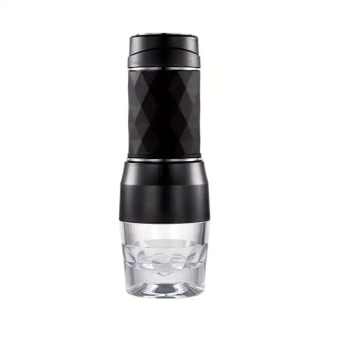 Machine à café portable 3 en 1, eau chaude/froide, machine à expresso manuelle pour capsules et café