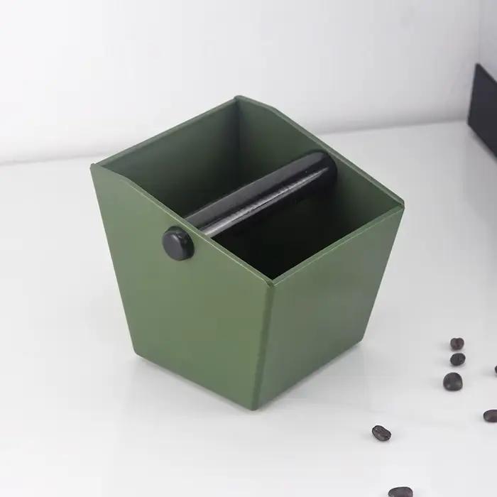Boîte à café pour marc d'espresso, conteneur de poubelle, seau antidérapant pour poudre, résidus bis