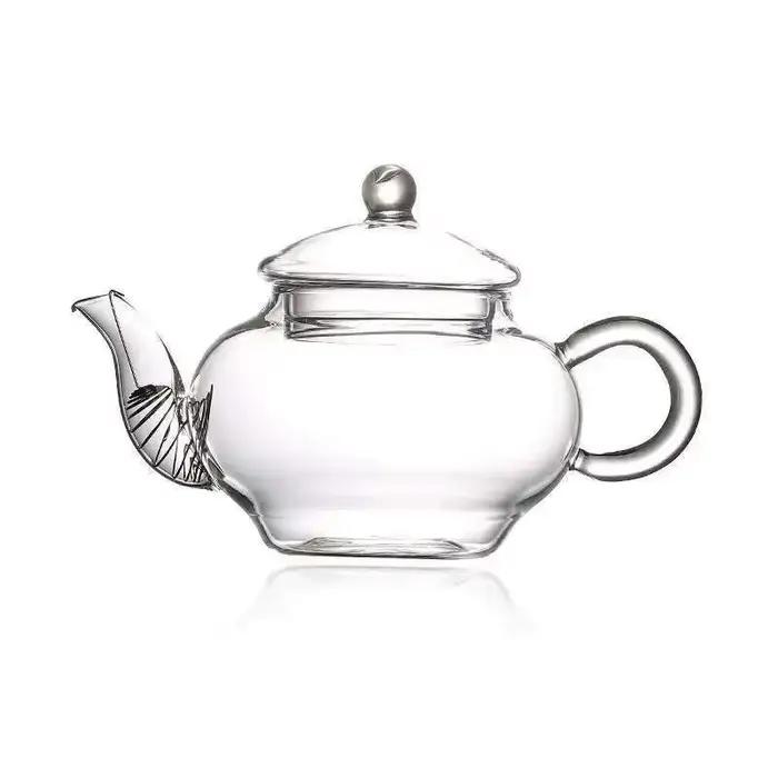 Mini thé parfumé en verre haute température résistant à la chaleur de 250ml, infusion de thé, bouill