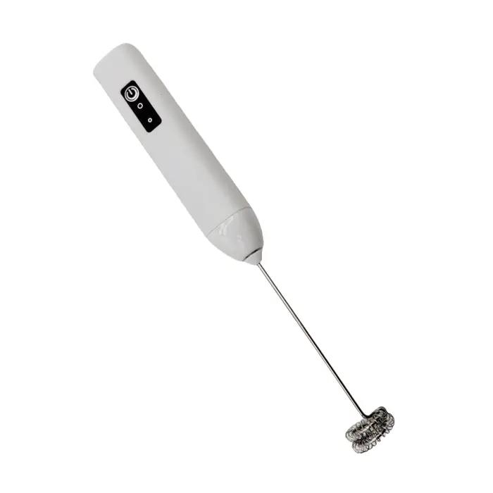 Mousseur à lait sans fil électrique type-c mélangeur à main en acier inoxydable Mini cafetière fouet