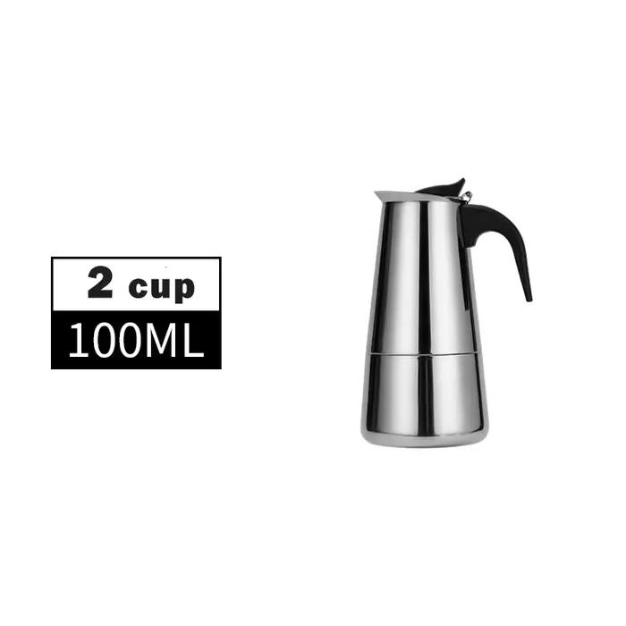 4/6/9 Tasses Moka Pot Caffe Machine Expresso Tasses Cafetières Latte Percolateur Cuisinière Moka Caf