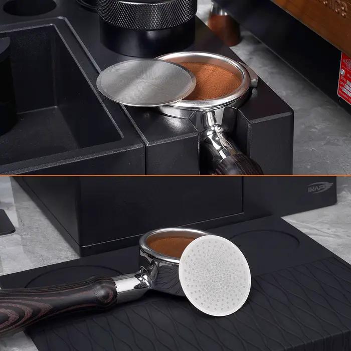 IKAPE – écran à expresso V3, épaisseur, filtres à café fins et légers en métal réutilisables, acier 