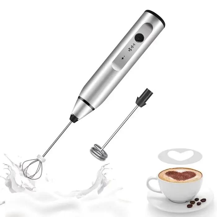 Mousseur à lait électrique portable, mélangeur USB, mini cafetière, fouet, centre commercial, cappuc