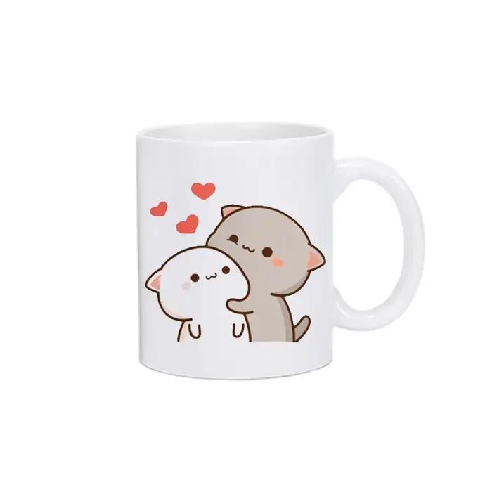 Panda Bear Bubu Dudu café lait tasse moka chat Panda ours Couple tasse de noël Kawaii tasses tasses 