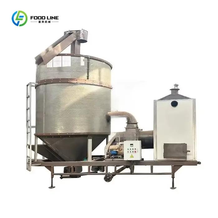 Mini sèche-grains de Silo Mobile personnalisé, Structure résistante à l'usure pour la conservation d