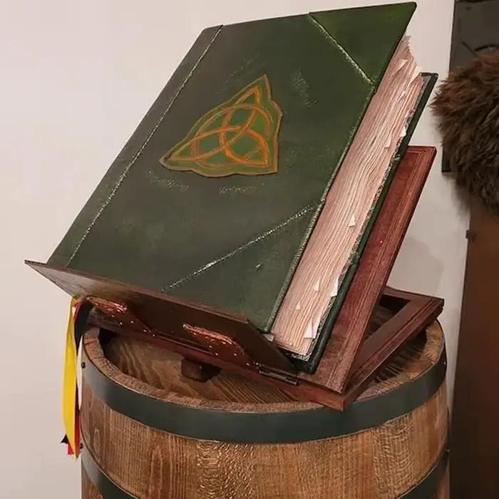 Livre d'ombres à couverture verte, 1 pièce, Journal vierge et ligné, 350 Pages, enregistrements, liv
