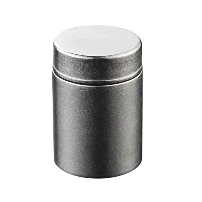 Boîte à thé Portable en titane pur, pot à thé de grande capacité de 260ml, boîte à thé scellée résis