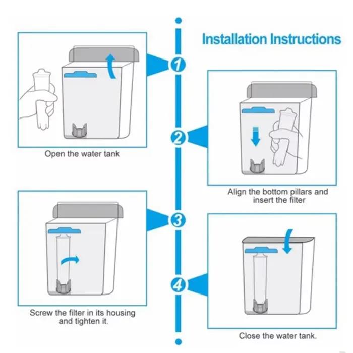 Filtre à eau BSEVB-Premium Blue pour machine à café Jura - Goût de café optimal - Pièce de rechange 