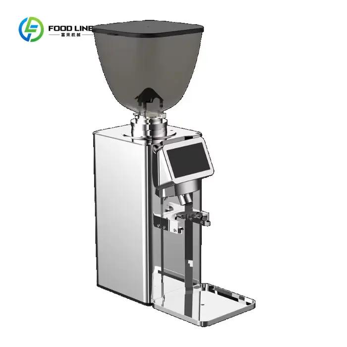 Machine à café et à thé électrique personnalisée de 84 mm avec grand écran tactile de 4,3 pouces, ac