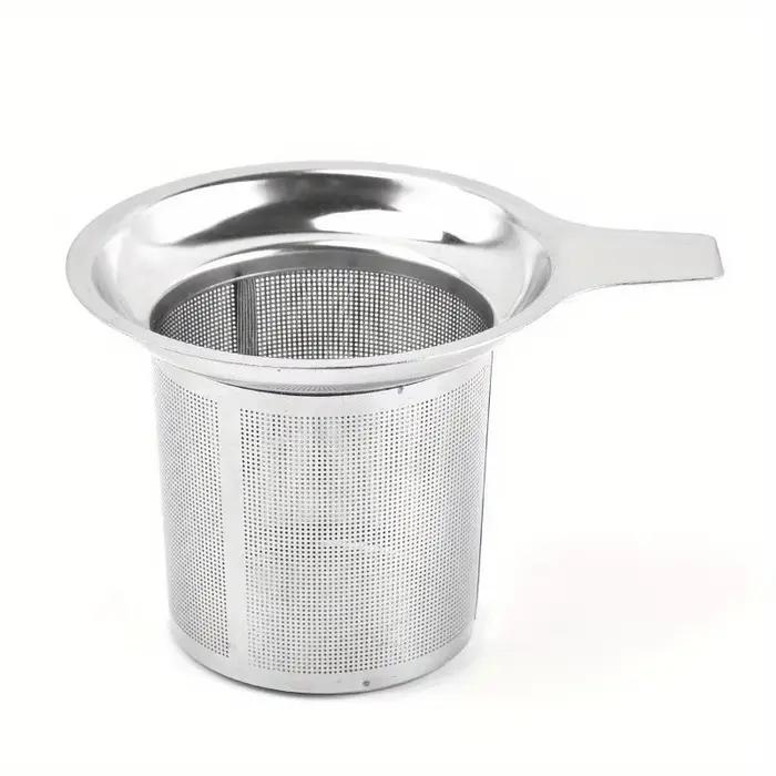 Passoire à thé en acier inoxydable, Drain à thé, cloison à thé, boule de thé, tasse, bouilloire, pas